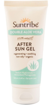 2026 Suntribe Organic After Sun Gel Double Aloe Vera STASG