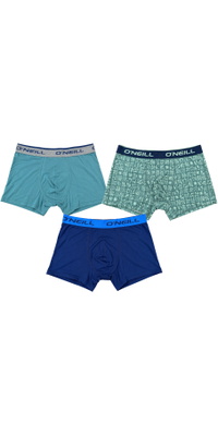 2025 ONeill M&auml;nner Boxer Steine 3-Pack 203021152 - Bricks Hydro Medieval Blue