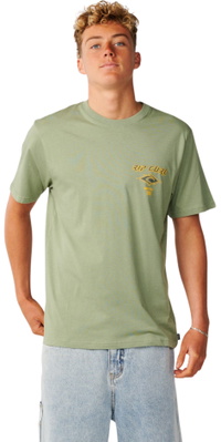 Rip Curl M&auml;nner Ausblenden Icon T-Shirt 12GMTE - Sage
