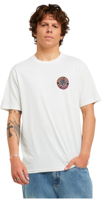 Rip Curl M&auml;nner Zerstörungs-Serie T-Shirt 1BGMTE - Bone