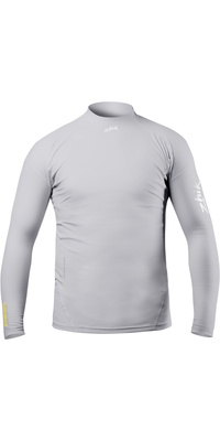 2026 Zhik Junior Eco Spandex UPF50+ Langärmeliger Rash Guard DTP-0063-K-PLT - Platinum