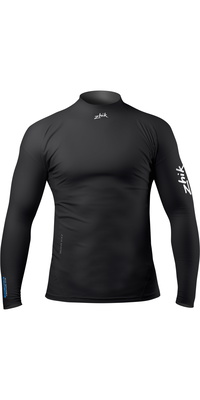 2026 Zhik Männer Eco UPF50+ Spandex Long Sleeve Rash Guard DTP-0063 - Black