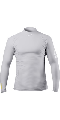 2026 Zhik Mens Eco UPF50+ Spandex Long Sleeve Rash Guard DTP-0063 - Platinum