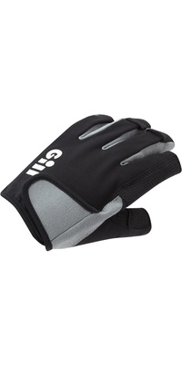 2026 Gill Junior Deckhand Short Finger Gloves 7043J - Black
