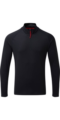 2026 Gill Herren Uv Tec Zip Neck Top Navy Uv009