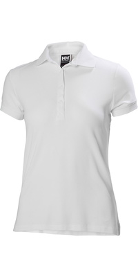 2026 Helly Hansen Womens Crewline Polo Shirt 53049 - White