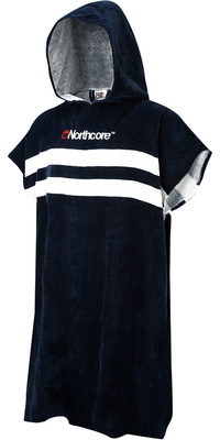 2026 Northcore Beach Basha Stripe Kapuzenhandtuch Robe / Poncho NOCO241  Blue