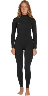 2026 ONeill Frauen Epic 5/4mm Brustreißverschluss Neoprenanzug 5652 - Black