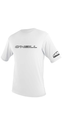 2026 O'neill Jugend Grundlegende Skins Kurzer Ärmel Ausschlag Tee Weiß 3422