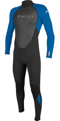 2025 ONeill Youth Reactor II 3/2mm Rückenreißverschluss Neoprenanzug 5044 - Black / Ocean