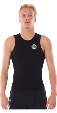 2026 Rip Curl Männer Flashbomb 0.5mm Sleeveless Vest WVEYCM - Black