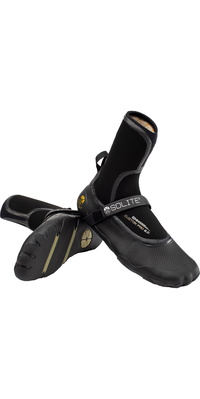 2025 Solite Custom Pro 2.0 5mm Wetsuit Boots 21002 - Black / Gum
