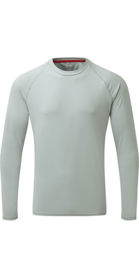 2026 Gill Herren Langarm Uv Tec Tee Grau Uv011