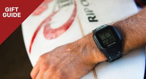 Rip Curl Search GPS 2 surf watch in army green, a tech gift idea for surfers