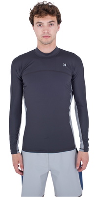 Hurley Männer Channel Crossing Paddle Series Langarm-Lycra-Weste MAT0001050 - Dark Stone Grey