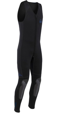 2025 Palm Inferno 5mm Double Lined Neoprene Reißverschluss Vorne Long John Neoprenanzug BLACK 10479P
