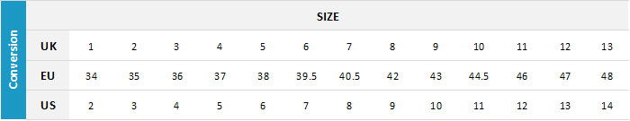 Gul Footwear 19 0 Größentabelle