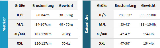 NKE BA 19 Mens Größentabelle
