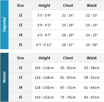 Crewsaver Junior Drysuits 19 Mens Größentabelle